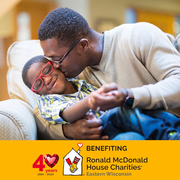 For every blood donation made in our donor centers Sept. 6-12, we will make a monetary donation to Ronald McDonald House Charities